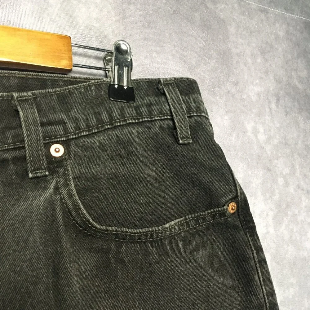 VTG Levis Mens 550 Relaxed Fit Black Jeans size 40x30 Cotton Denim Pants Zip Fly